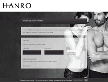 Tablet Screenshot of myhanro.com